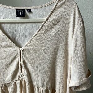 GAP V-Neck Line Cotton Blouse